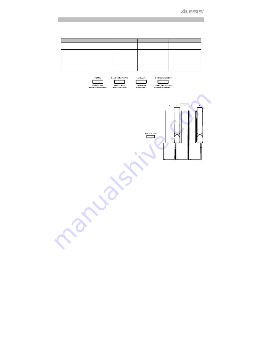 Alesis Recital Grand Скачать руководство пользователя страница 17