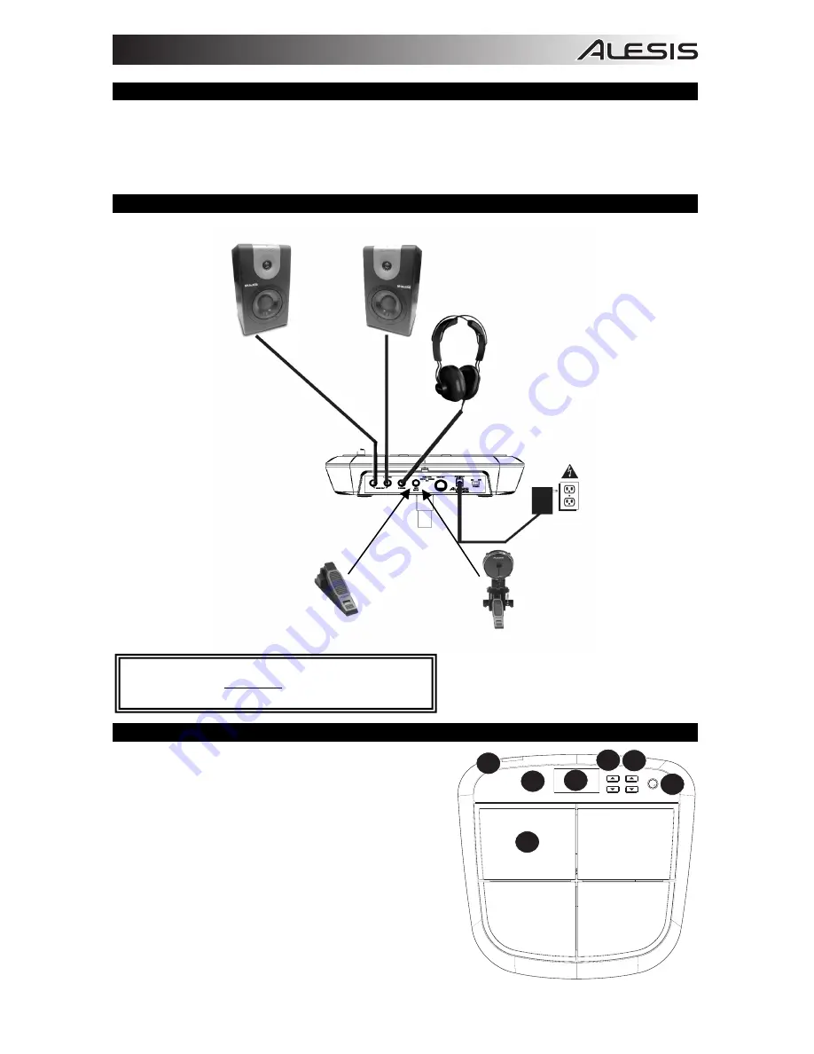 Alesis SamplePad Quick Start Manual Download Page 7