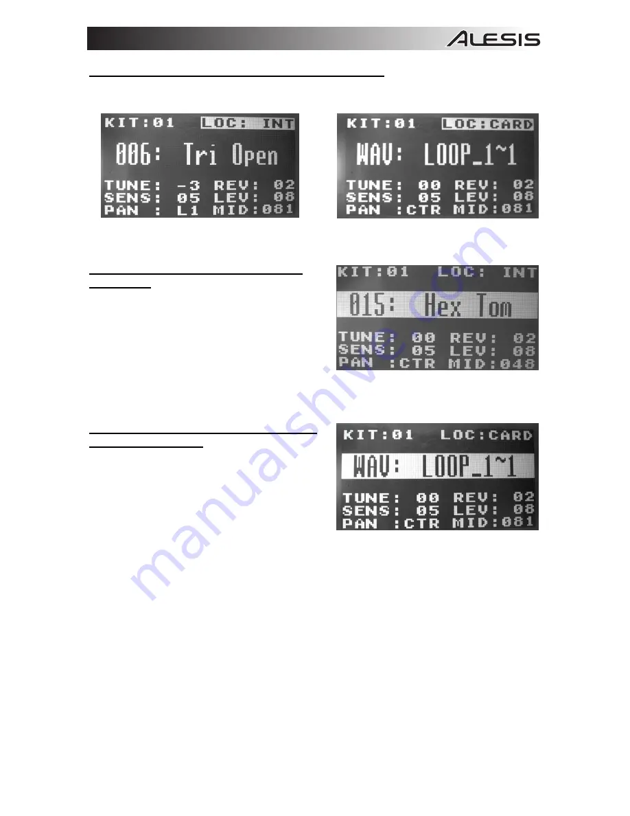 Alesis SamplePad Quick Start Manual Download Page 9