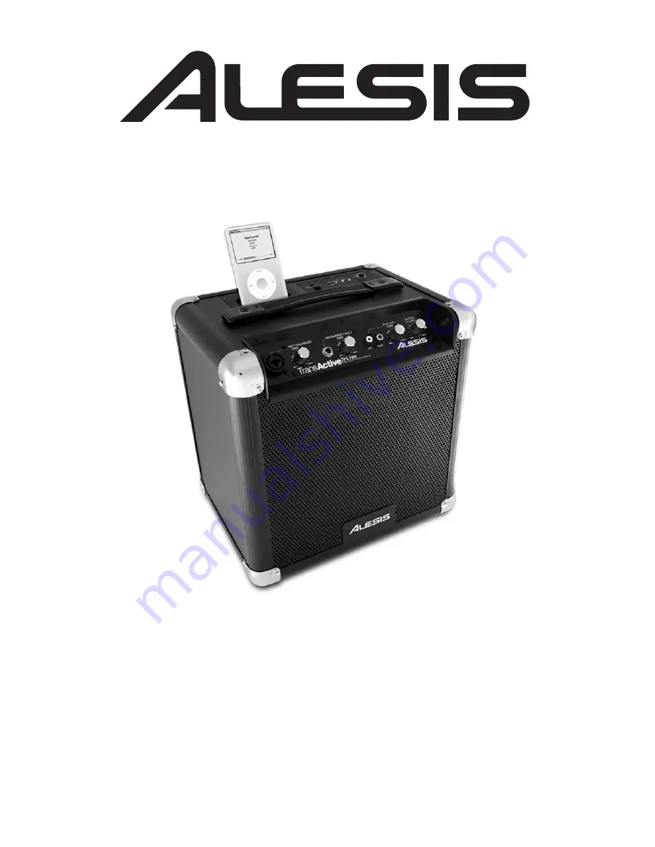 Alesis TransActive Live Скачать руководство пользователя страница 1