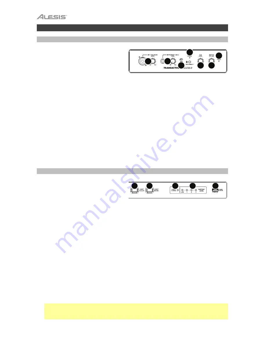 Alesis Transactive Wireless 2 Скачать руководство пользователя страница 12