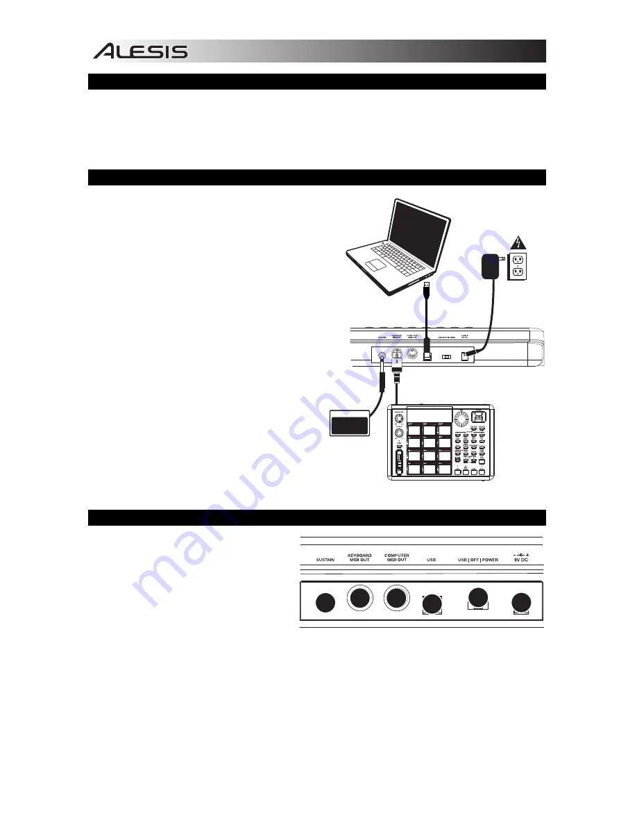 Alesis WX49 Скачать руководство пользователя страница 2