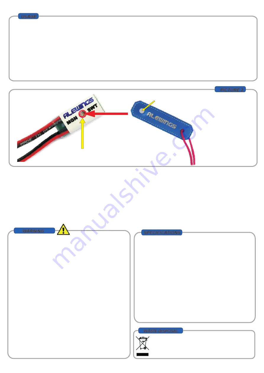 Alewings ESC micro MGN Скачать руководство пользователя страница 2