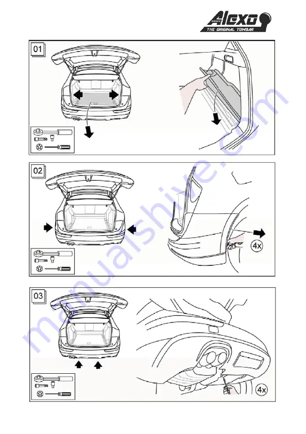 Alexo Audi Q5 2008 Information, Installation And Operating Instructions Download Page 6