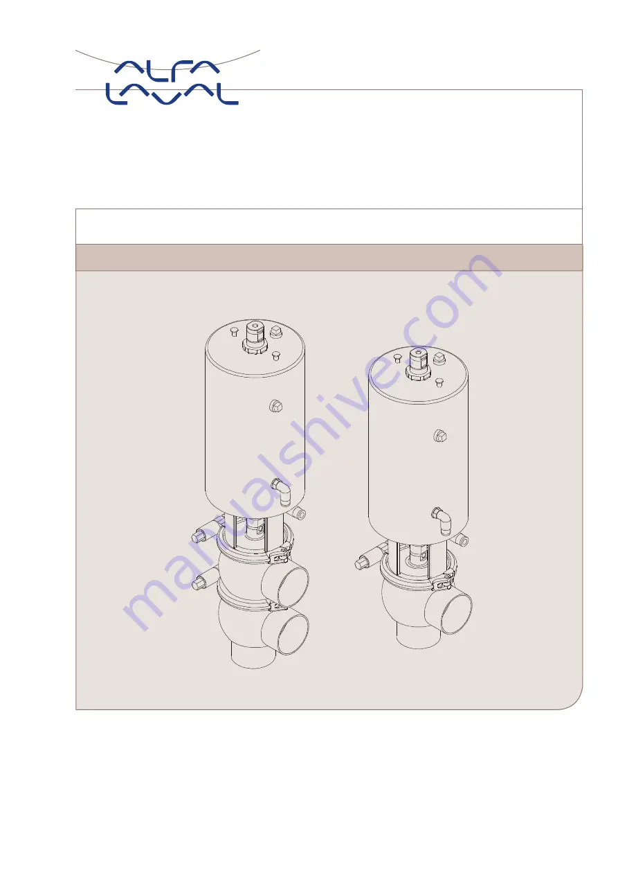 Alfa Laval Unique SSV Two Step Скачать руководство пользователя страница 1