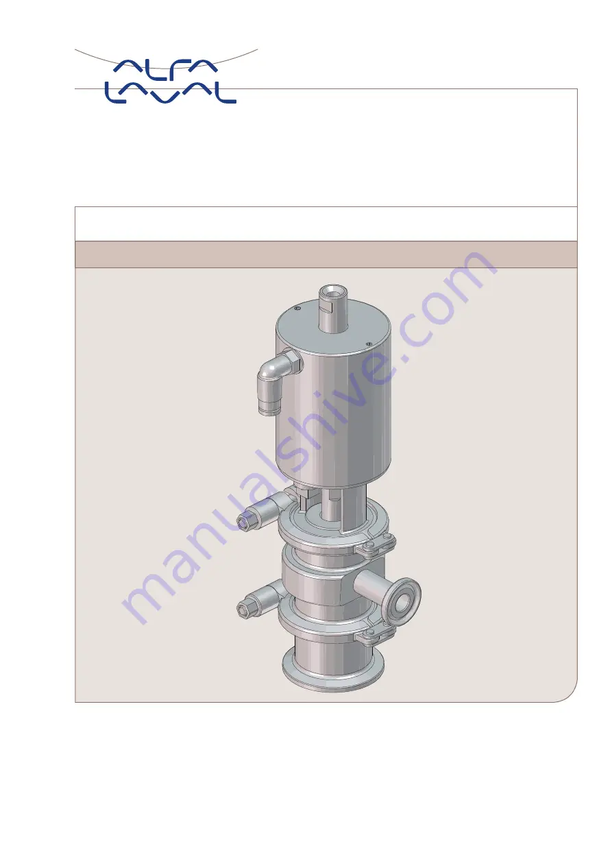 Alfa Laval Unique Valve Instruction Manual Download Page 1