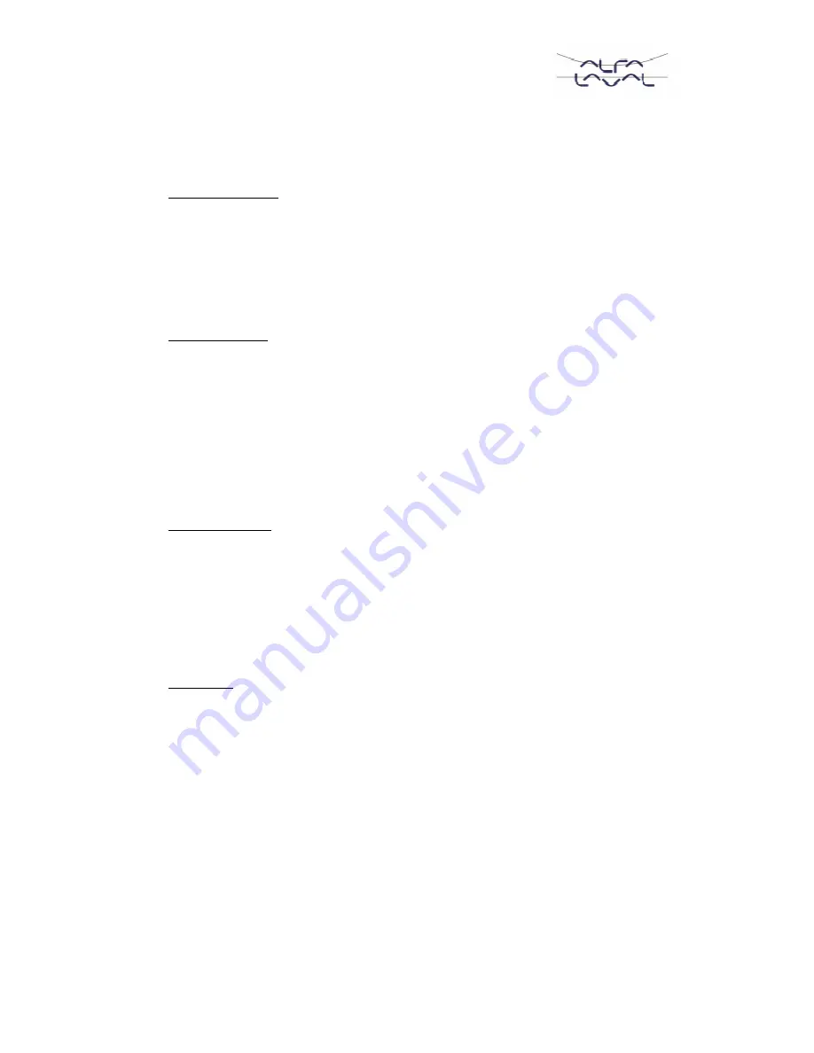 Alfa Laval ViscoLine - VLC 104 Instruction Manual Download Page 20