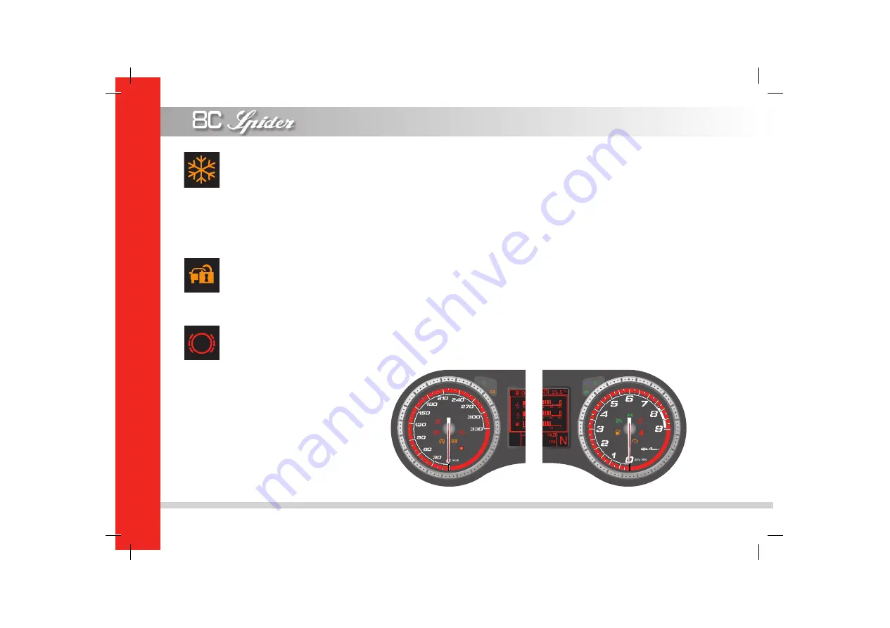 Alfa Romeo 8C Spider Owner'S Manual Download Page 68