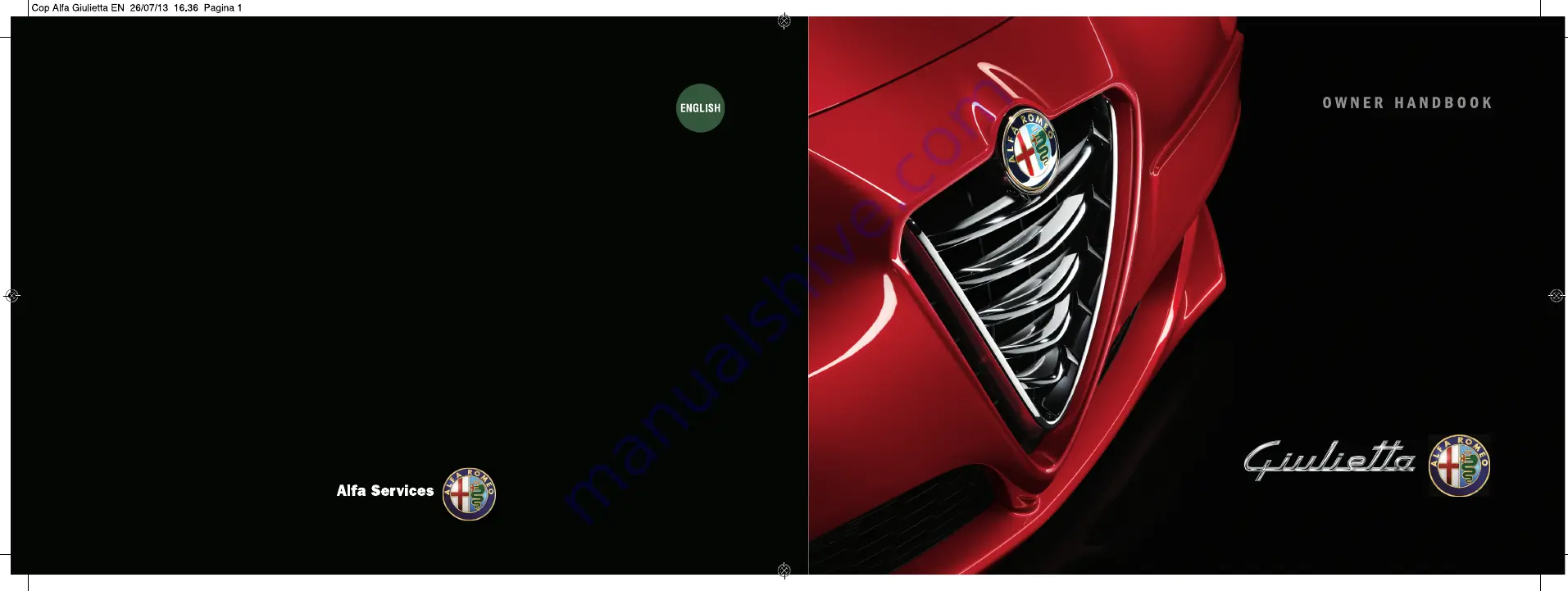 Alfa Romeo Giulietta 2014 Owner'S Manual Download Page 67