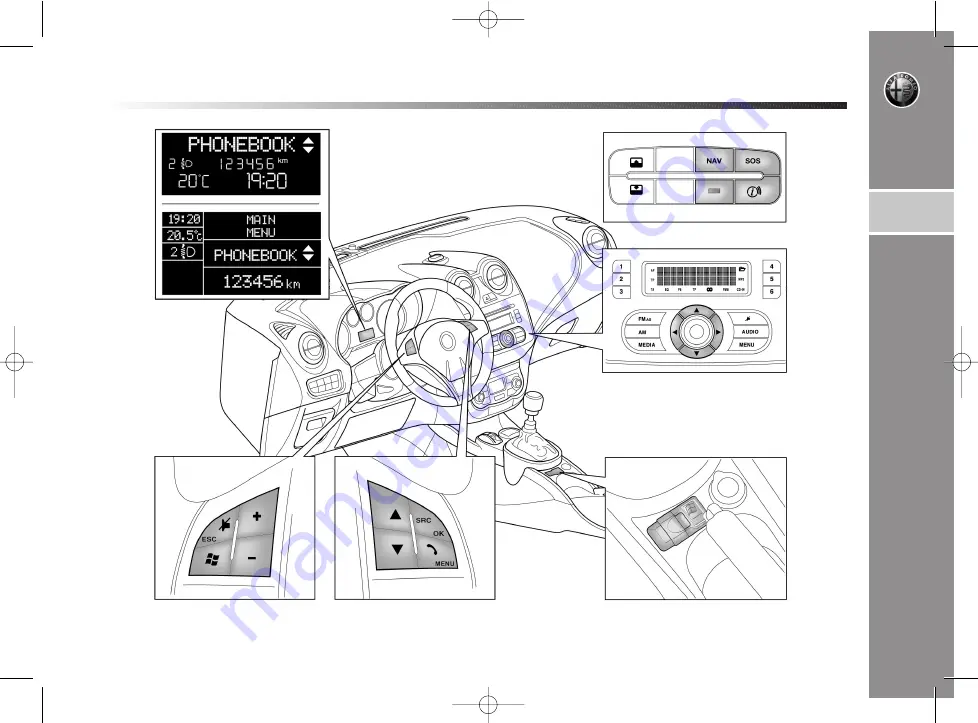 Alfa Romeo MiTo Blue&Me Nav Скачать руководство пользователя страница 12