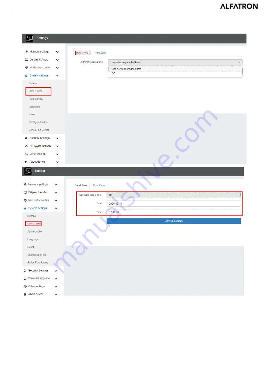 ALFAtron ALF-UC1 User Manual Download Page 63