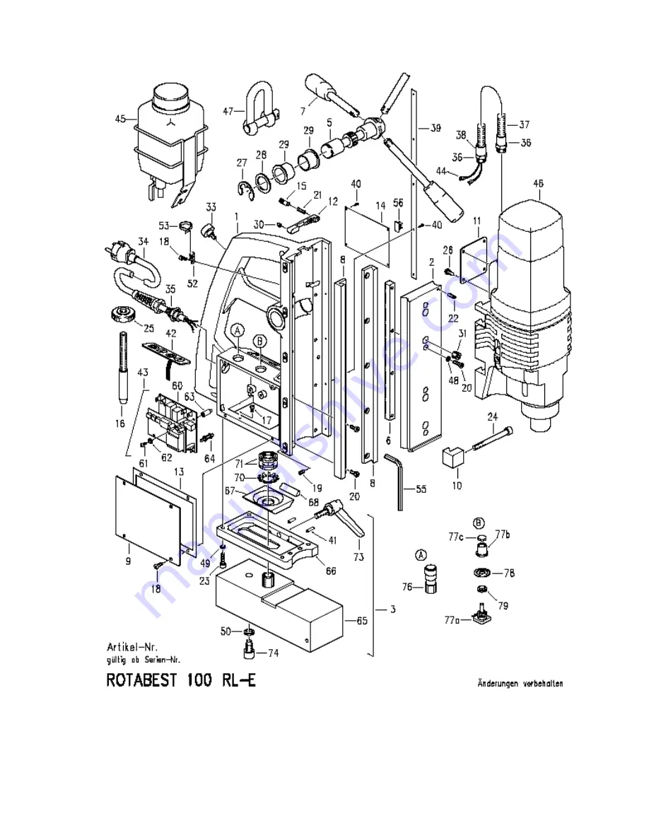 ALFRA ROTABEST 100 RL - E Operation Manual Download Page 48