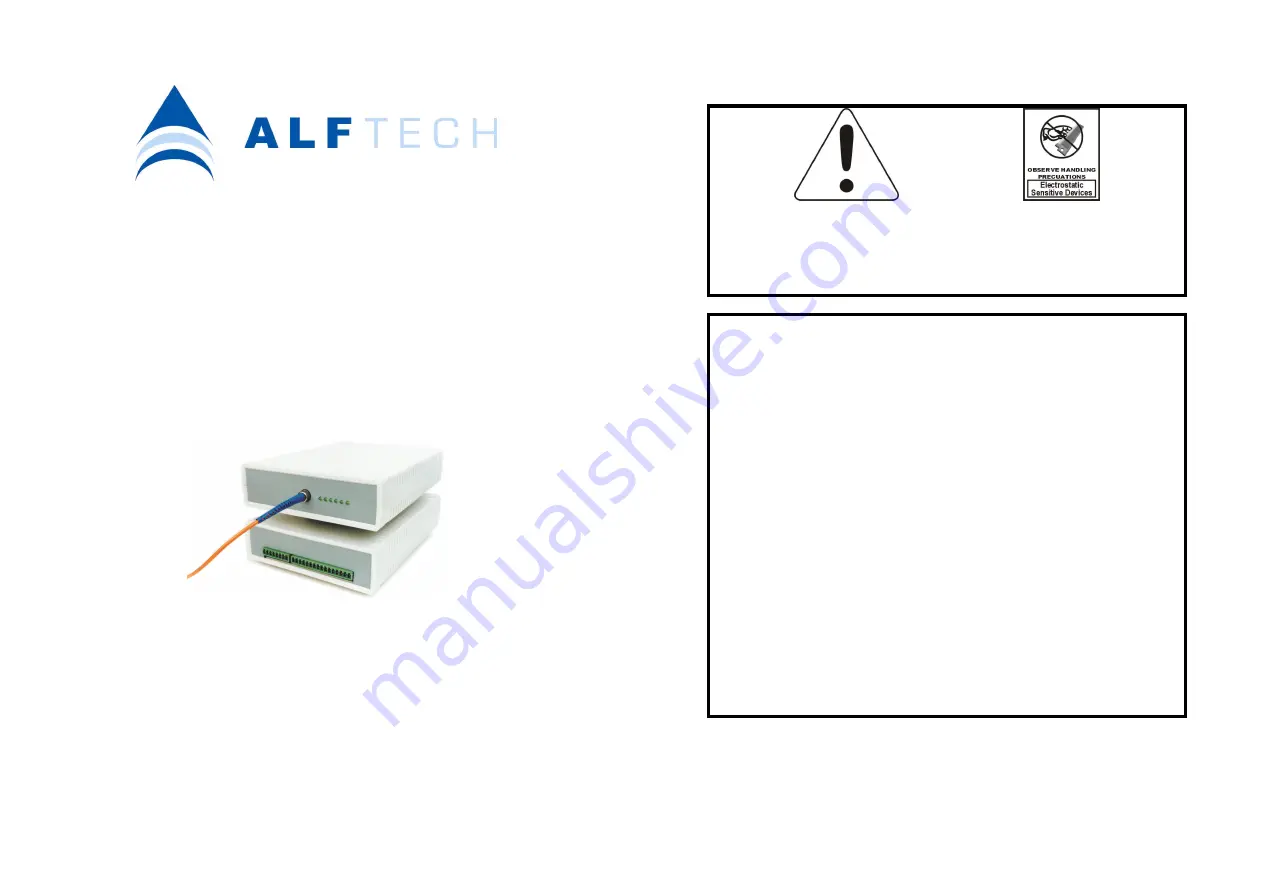 ALFTECH FDAT-EN2 User Manual Download Page 1