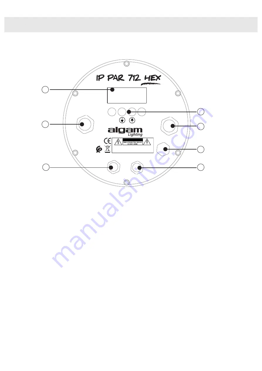 Algam Lighting IP PAR 712 HEX Скачать руководство пользователя страница 5