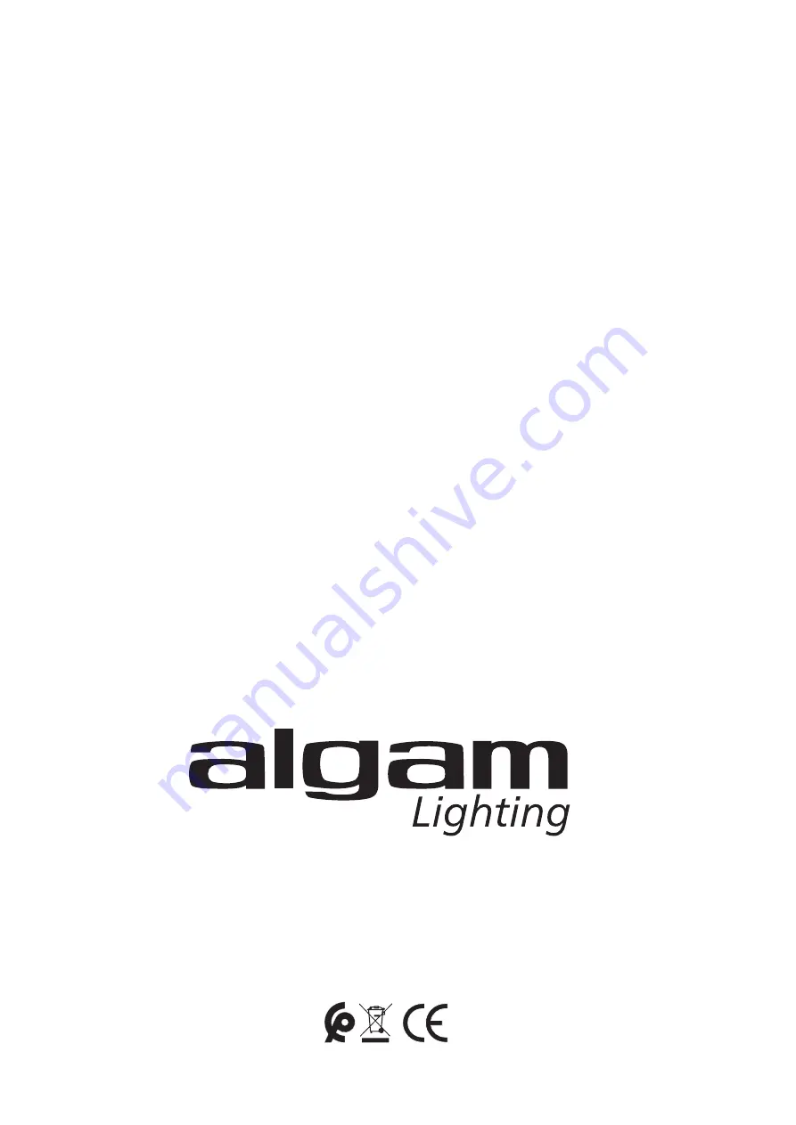 Algam Lighting IP PAR 712 HEX Скачать руководство пользователя страница 16