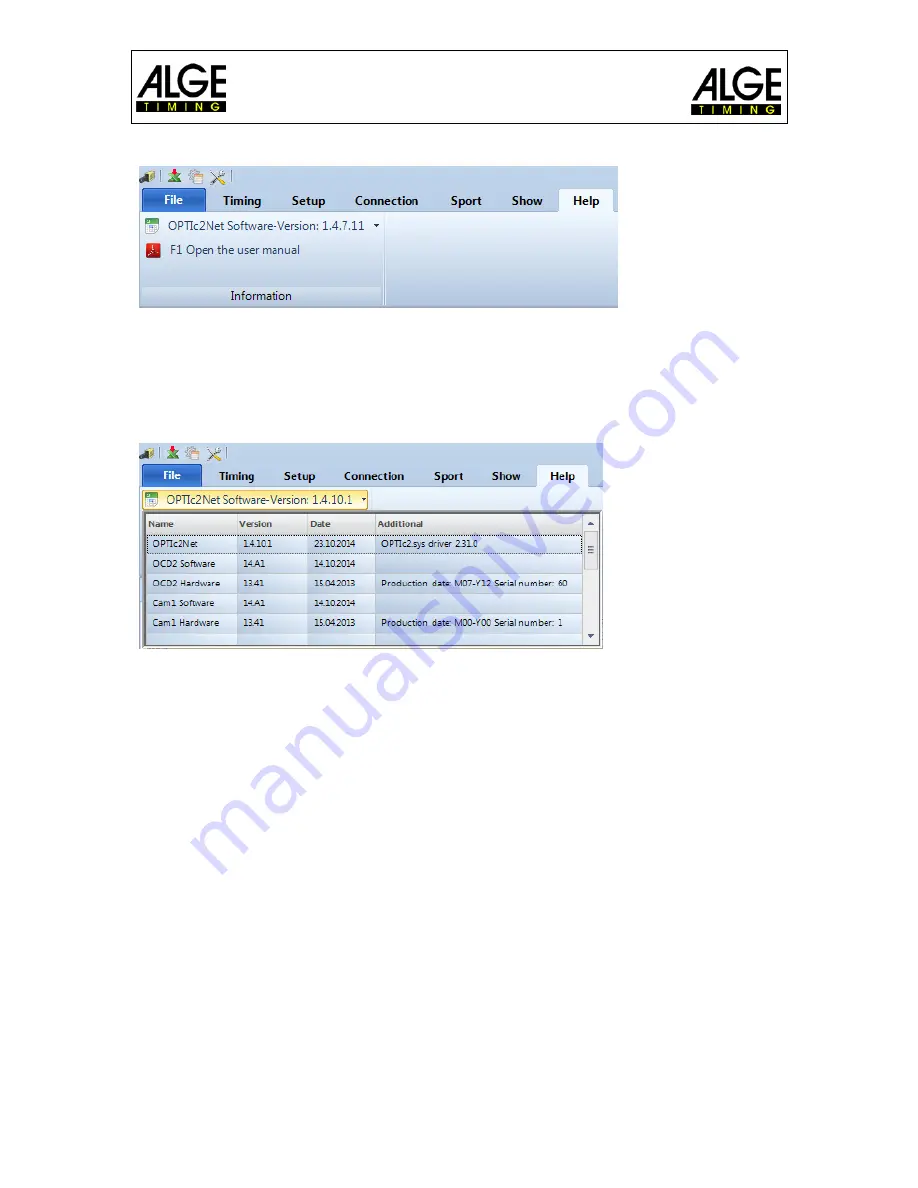 ALGE-Timing OPTIc2 Manual Download Page 45