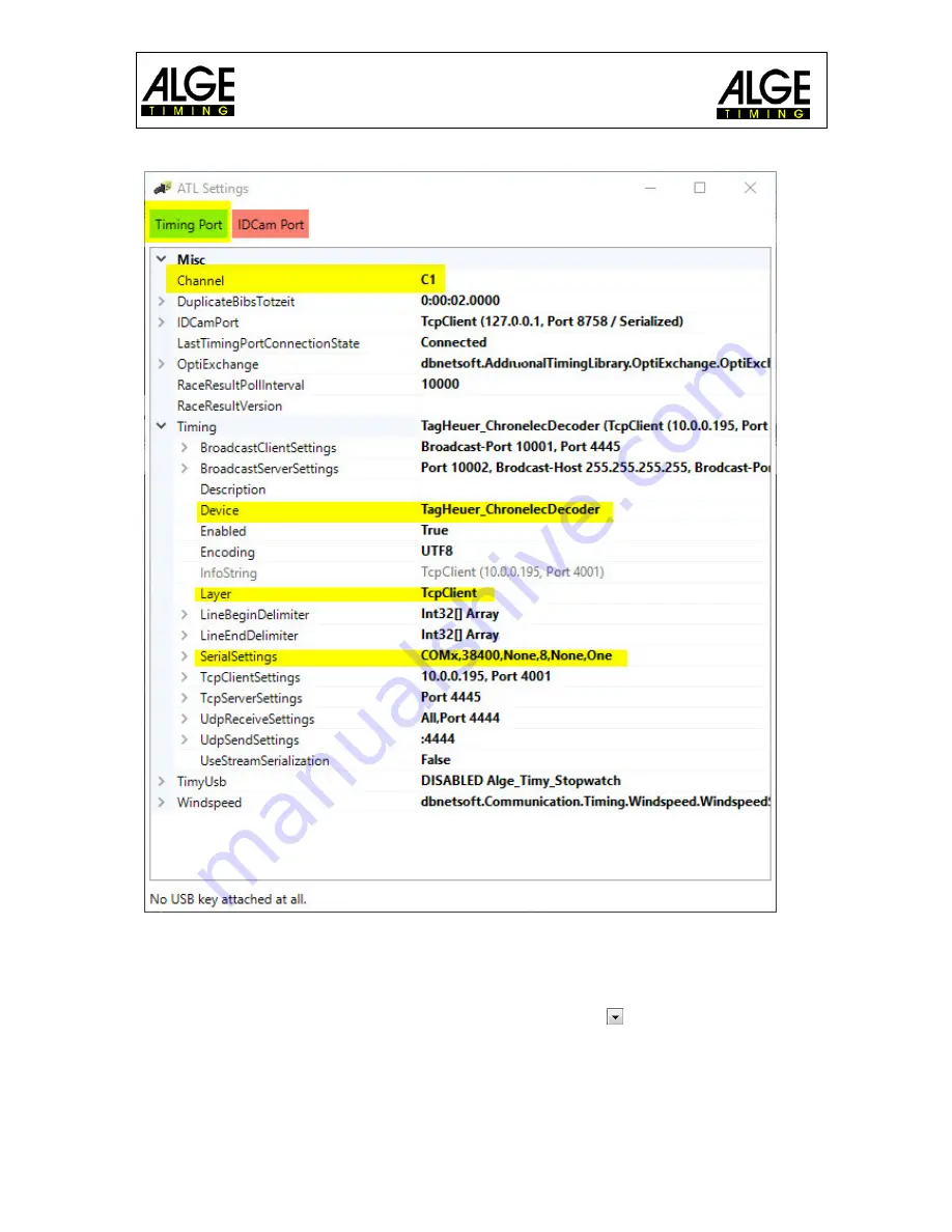 ALGE-Timing OPTIc2 Manual Download Page 71