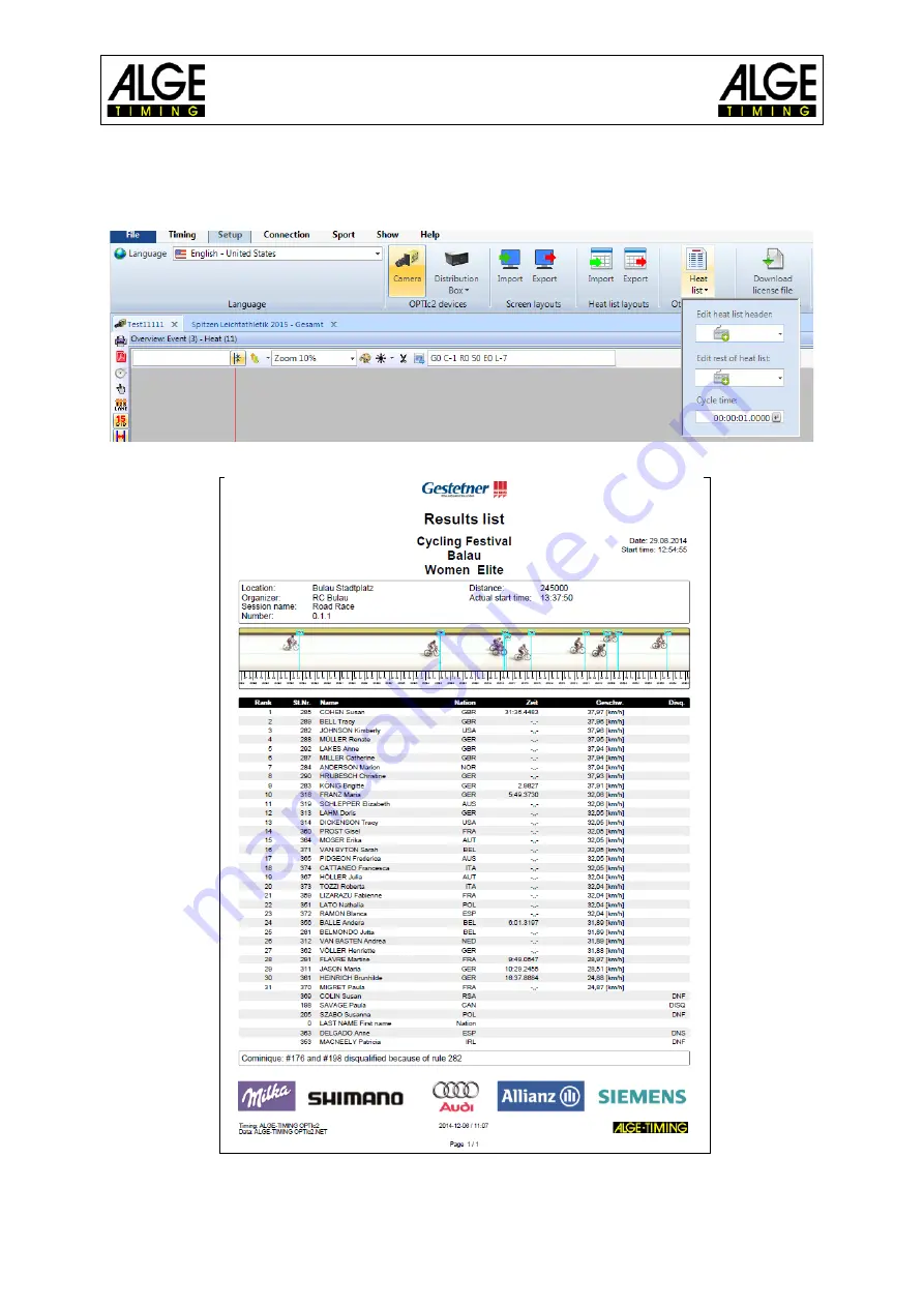 ALGE-Timing OPTIc3 Manual Download Page 29