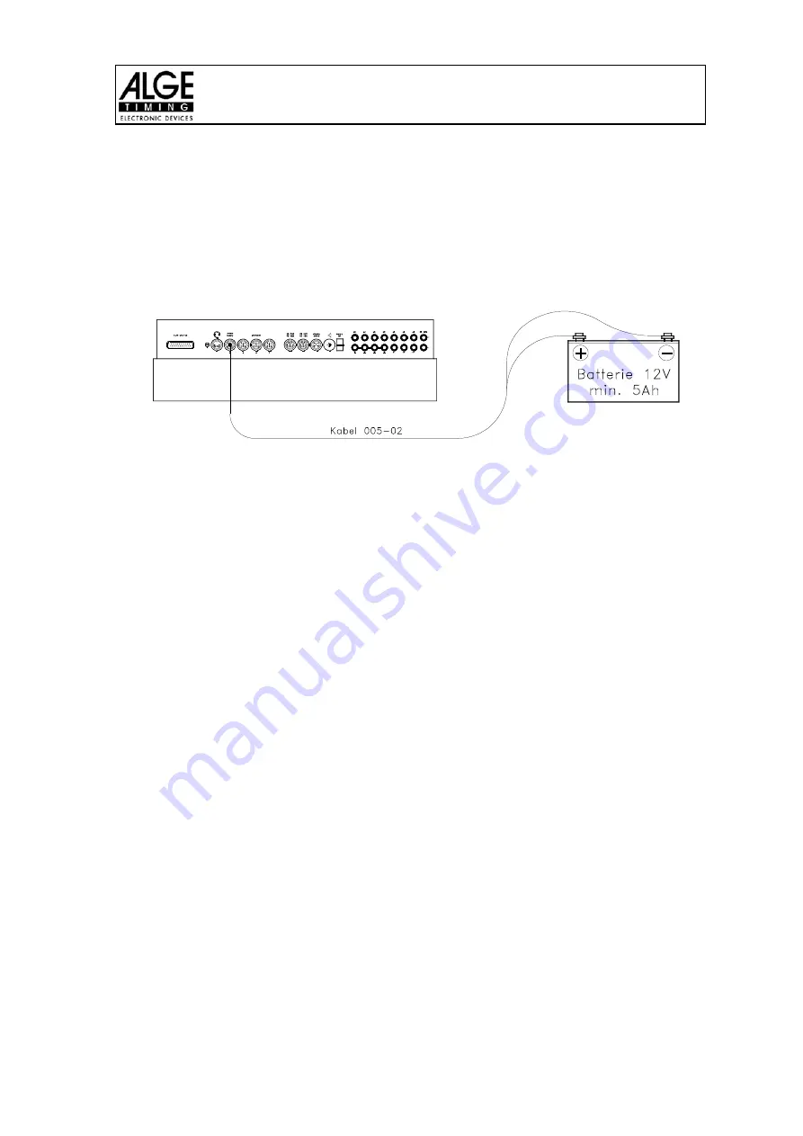 ALGE-Timing TdC 8000 Manual Download Page 9