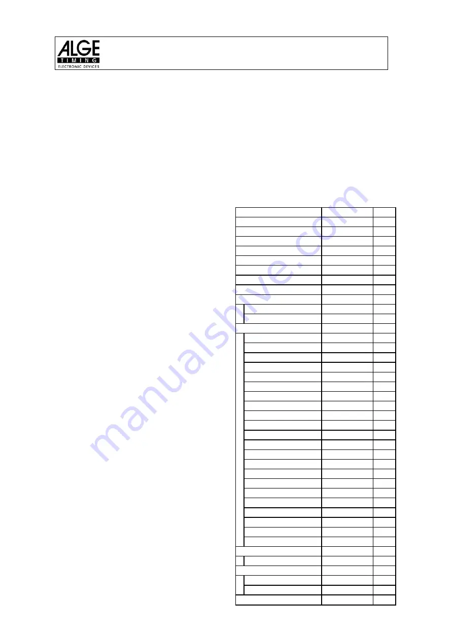 ALGE-Timing TdC 8000 Manual Download Page 40