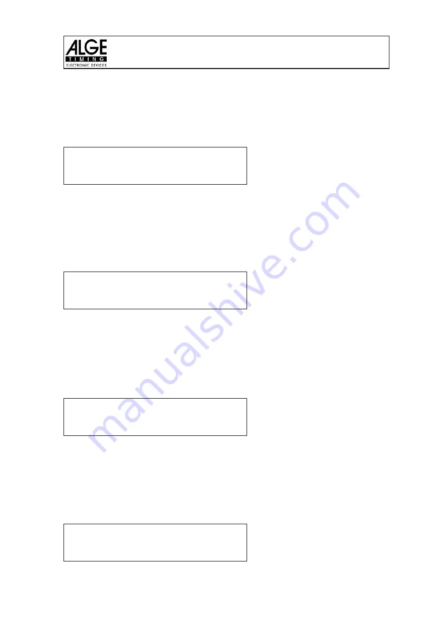 ALGE-Timing TdC 8000 Manual Download Page 85