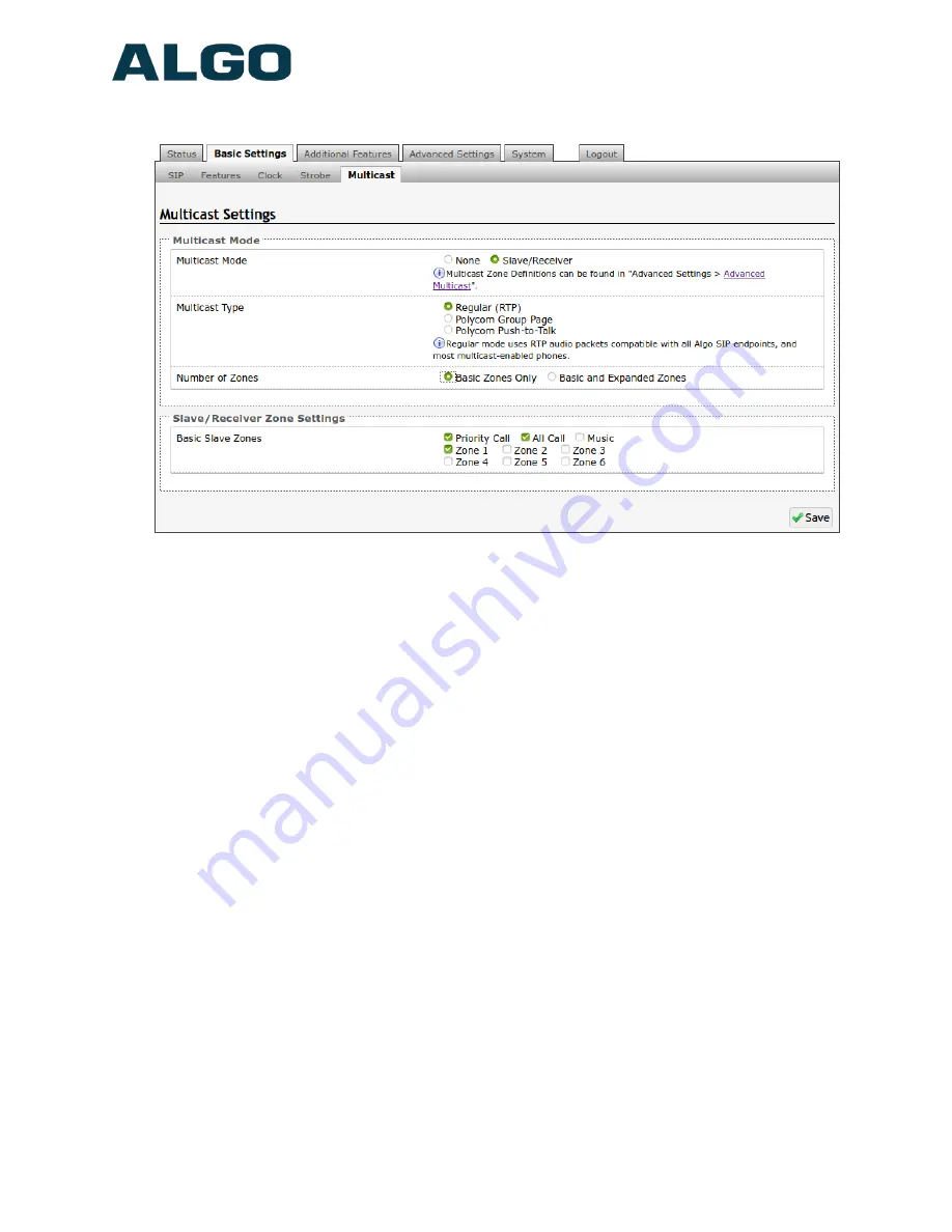 Algo 8190S User Manual Download Page 25