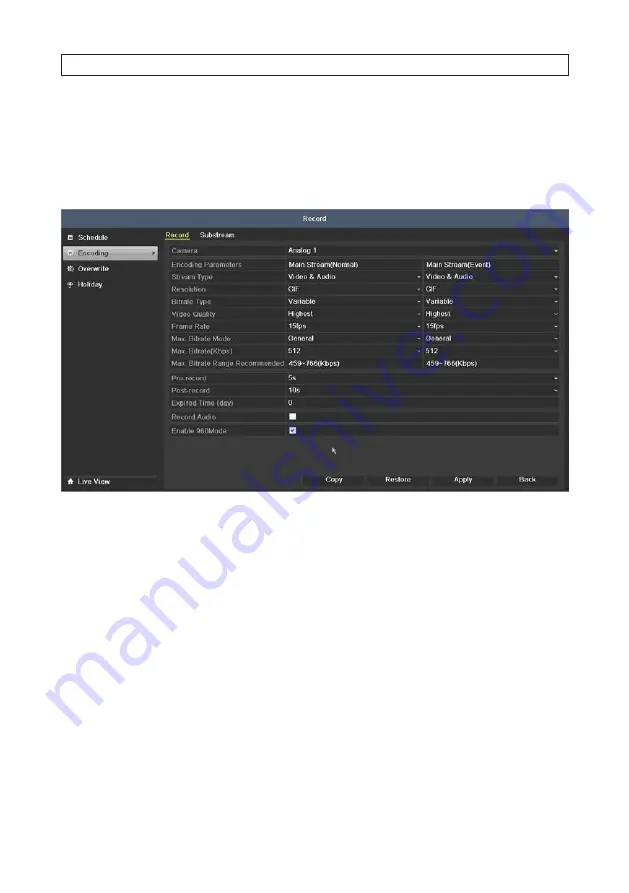 ALIBI ALI-DVR3004H User Manual Download Page 46