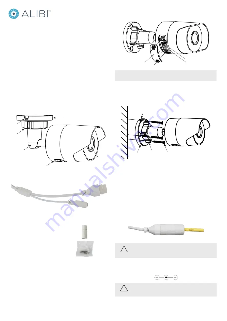 ALIBI ALI-NS4015R Quick Installation Manual Download Page 1