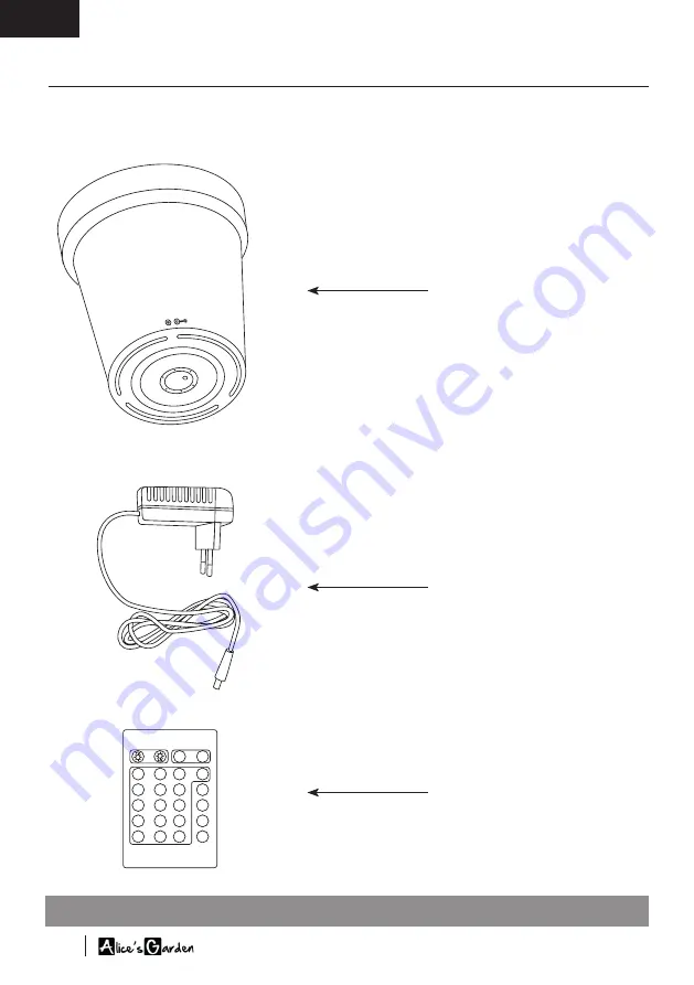 Alice's Garden LEDFB65 Скачать руководство пользователя страница 8