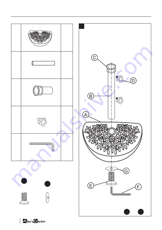 Alice's Garden PUHALF18BASE Скачать руководство пользователя страница 6