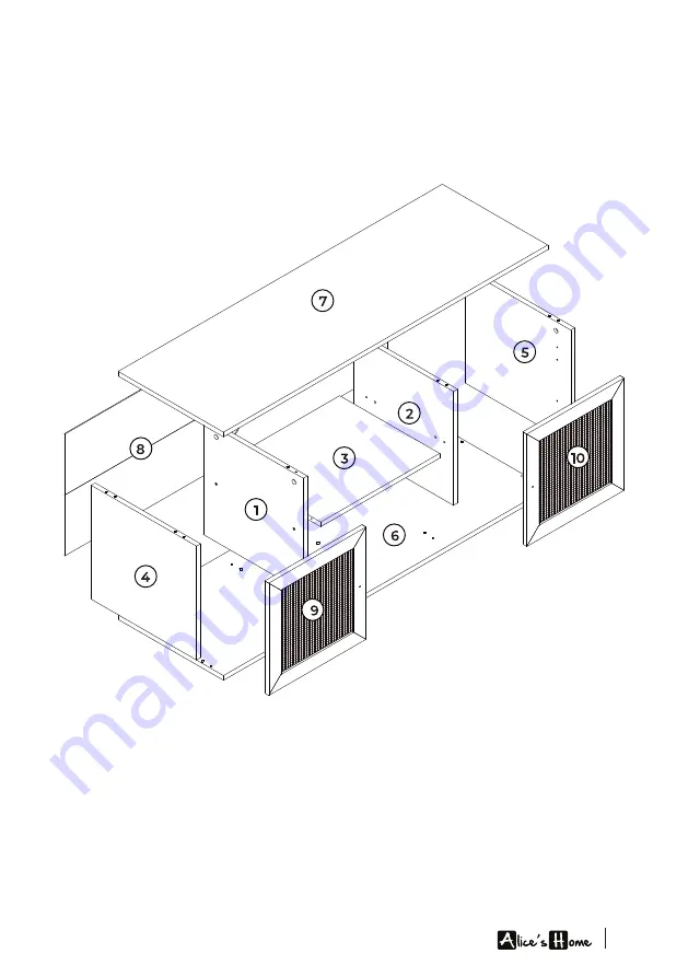 Alice's Home BOHEME IBOTVSTAND User Manual Download Page 9