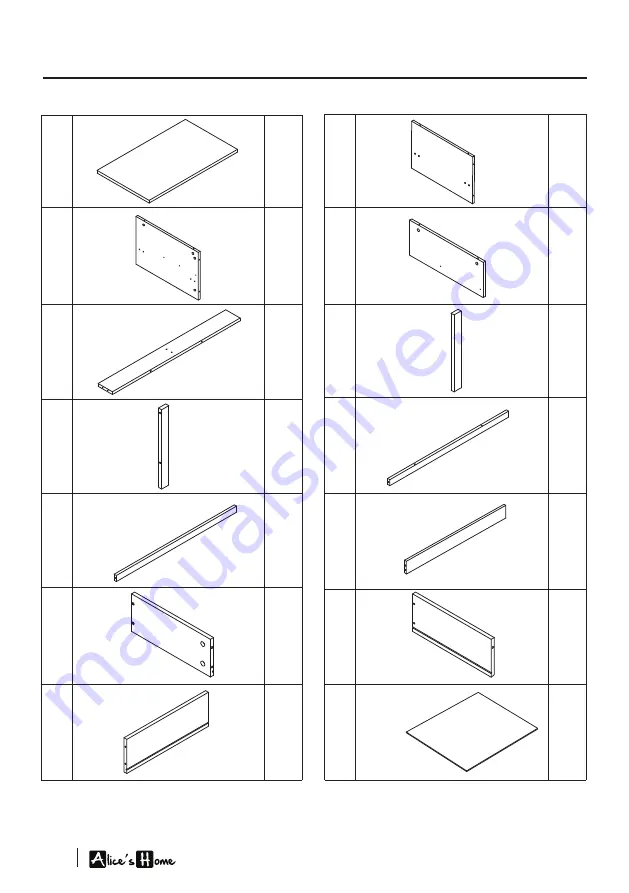 Alice's Home COTTAGE ICGCT90 Manual Download Page 8