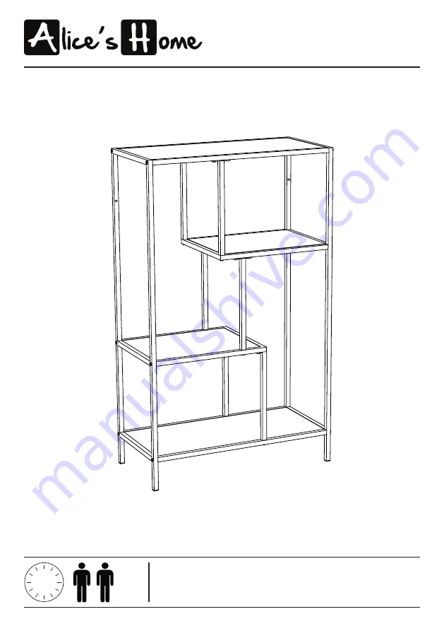 Alice's Home LOFT ILFSHELF113 Assembly Instructions Manual Download Page 1