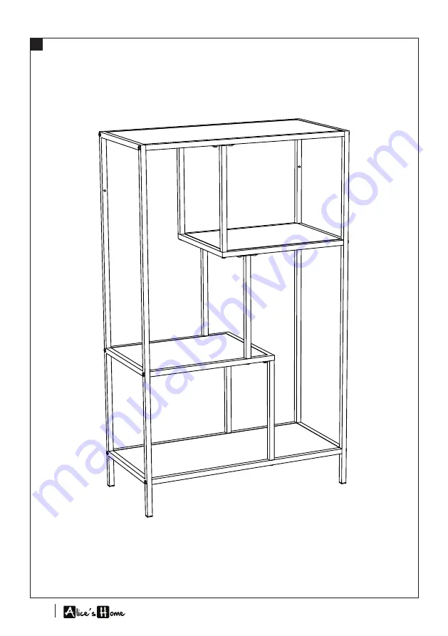 Alice's Home LOFT ILFSHELF113 Assembly Instructions Manual Download Page 10