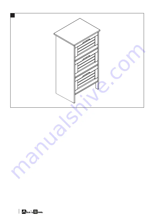 Alice's Home Rivage IBRDRAWER3 Manual Download Page 14