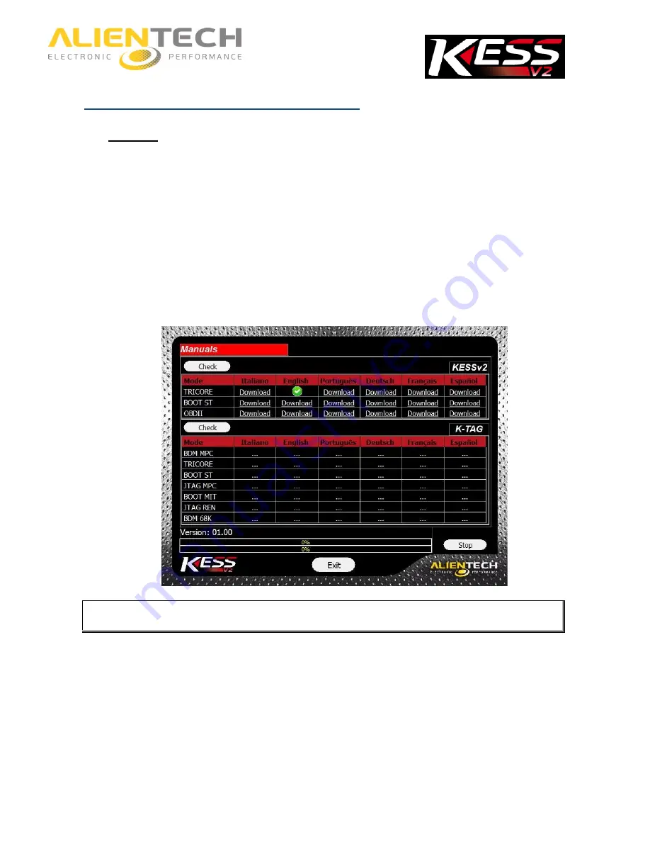 AlienTech KESSV2 Slave Instruction Manual And Users Manual Download Page 20