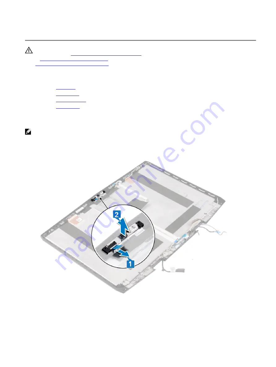 Alienware m17 P37E Service Manual Download Page 71