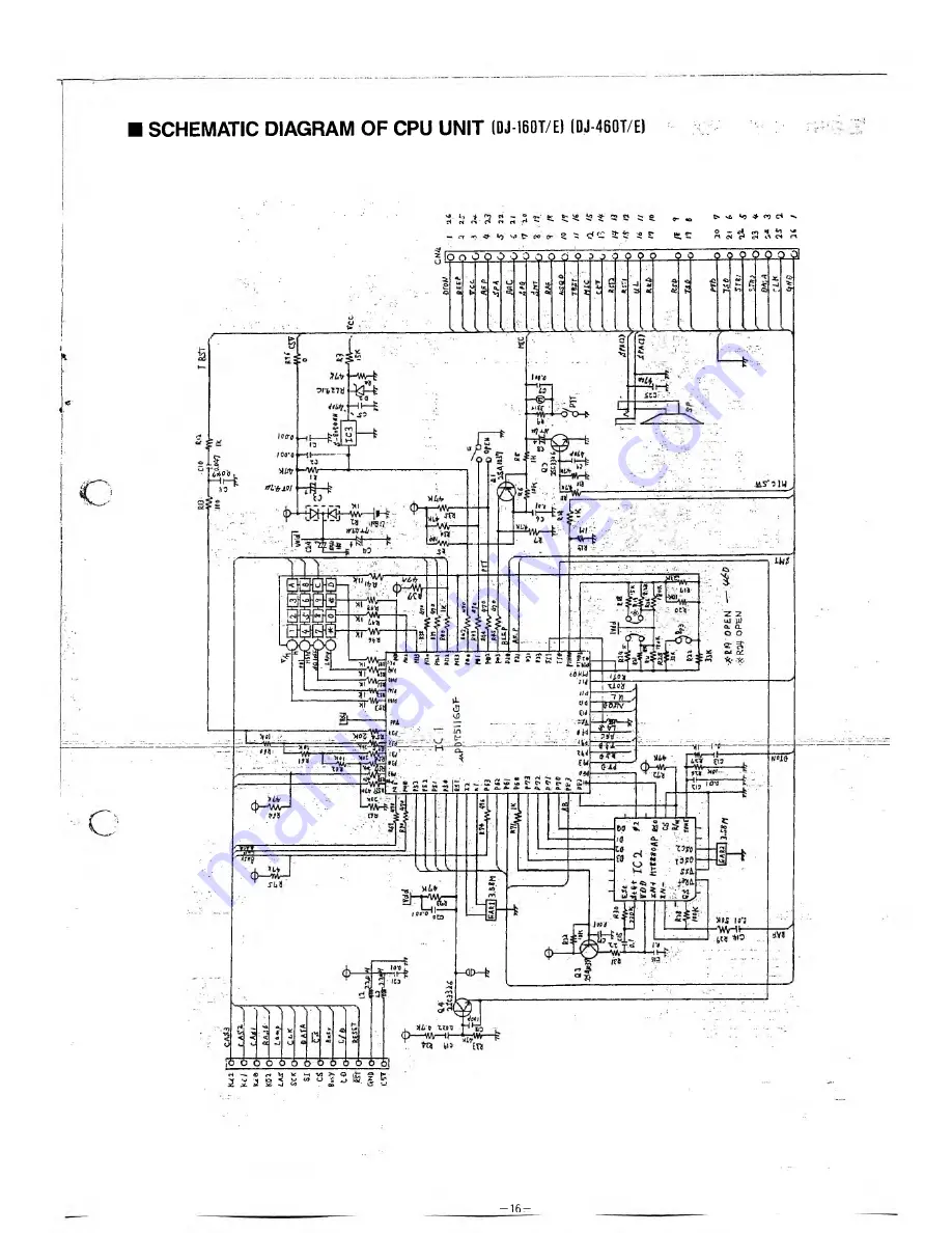 Alinco DJ-160E Service Manual Download Page 18