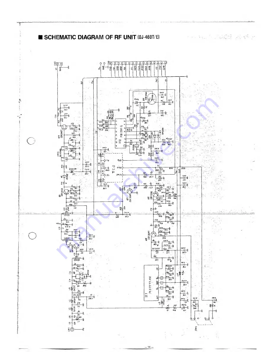 Alinco DJ-160E Service Manual Download Page 28