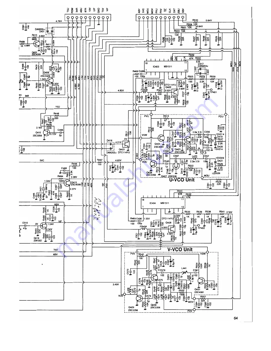 Alinco DJ-580E Service Manual Download Page 64