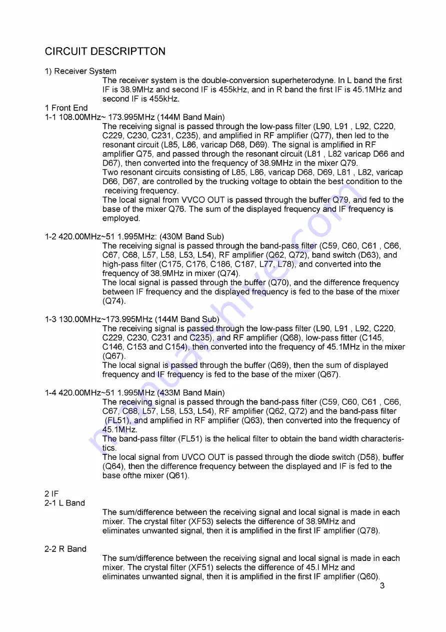 Alinco DJ-G5 Service Manual Download Page 3