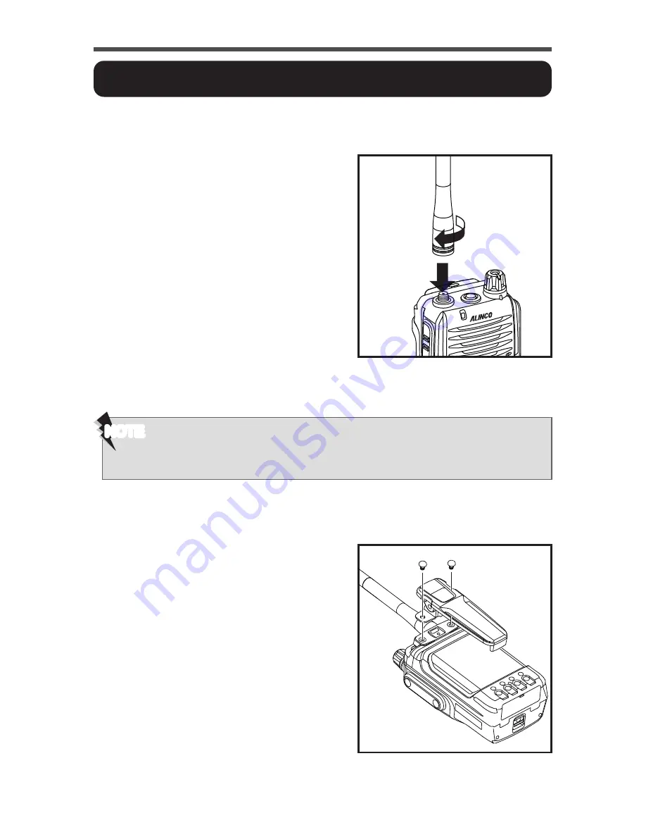 Alinco DJ-NX40T Скачать руководство пользователя страница 12