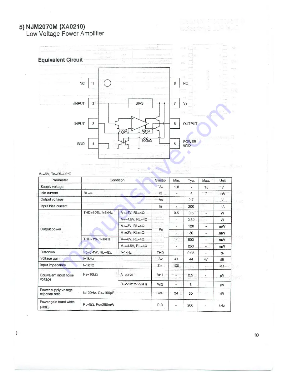 Alinco DJ-S11E Service Manual Download Page 10