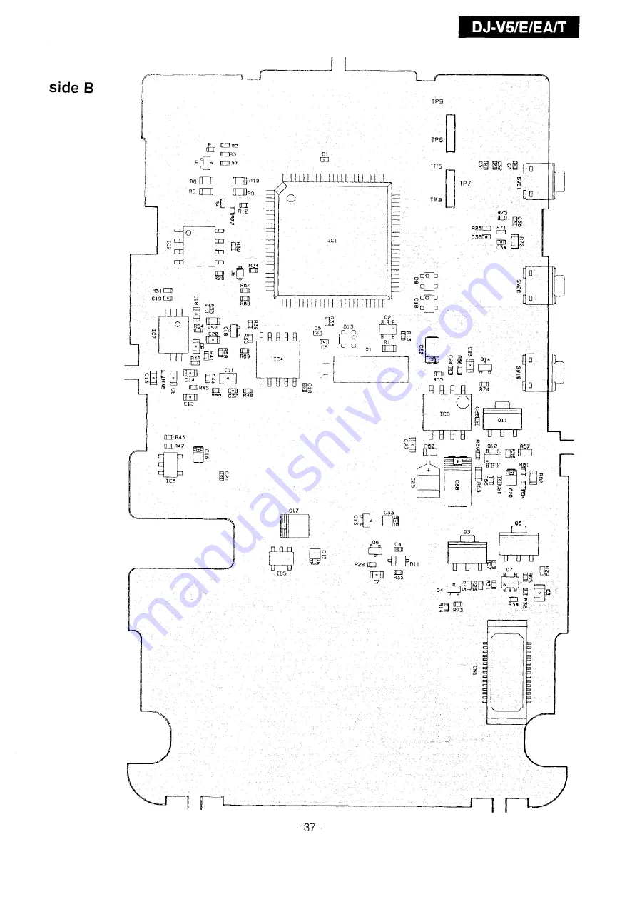 Alinco DJ-V5 Service Manual Download Page 37