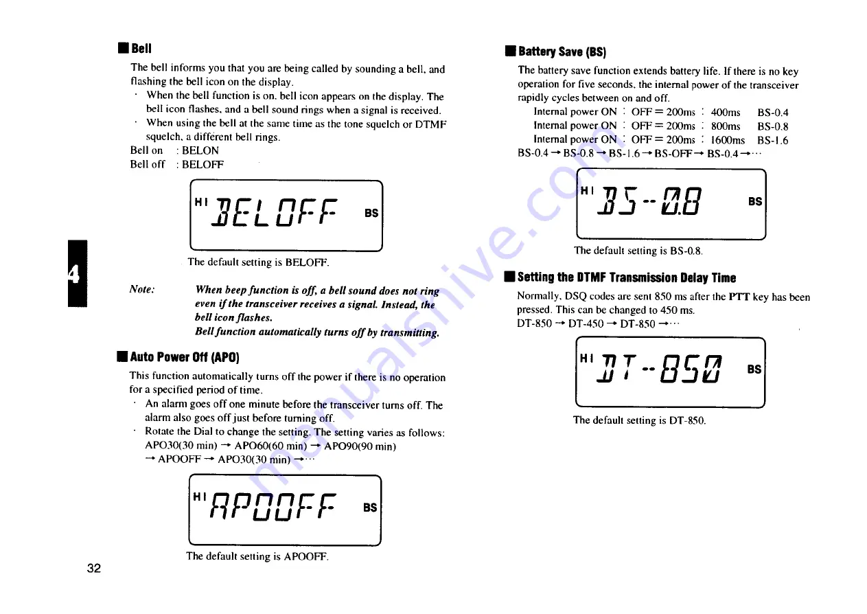 Alinco DJ-V5E Instruction Manual Download Page 33