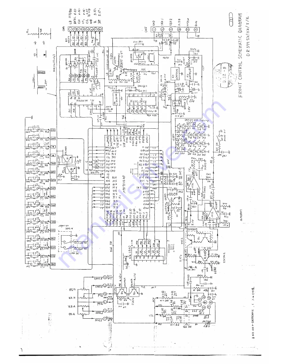 Alinco DR-599E Service Manual Download Page 17