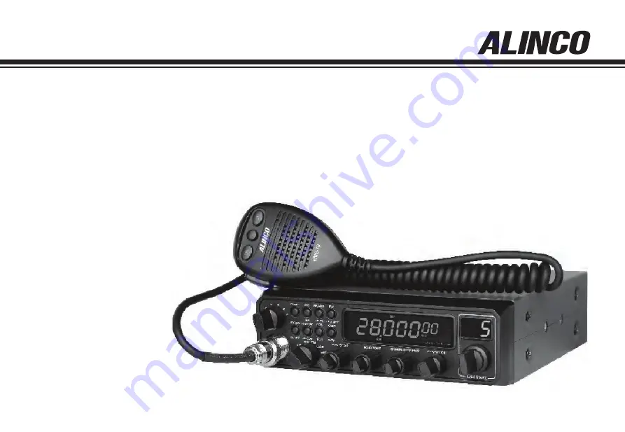 Alinco DX-10 Скачать руководство пользователя страница 1