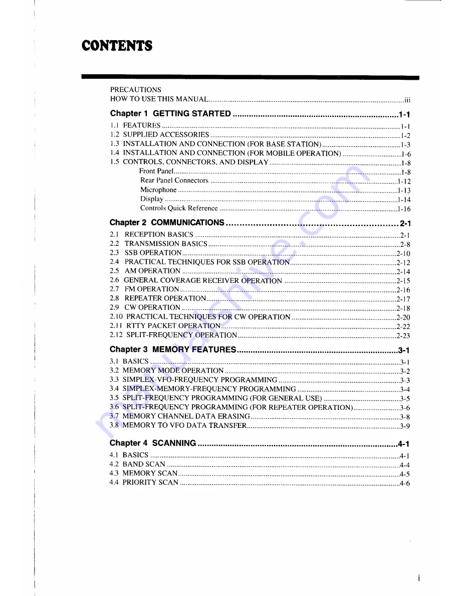 Alinco DX-77 Instruction Manual Download Page 2