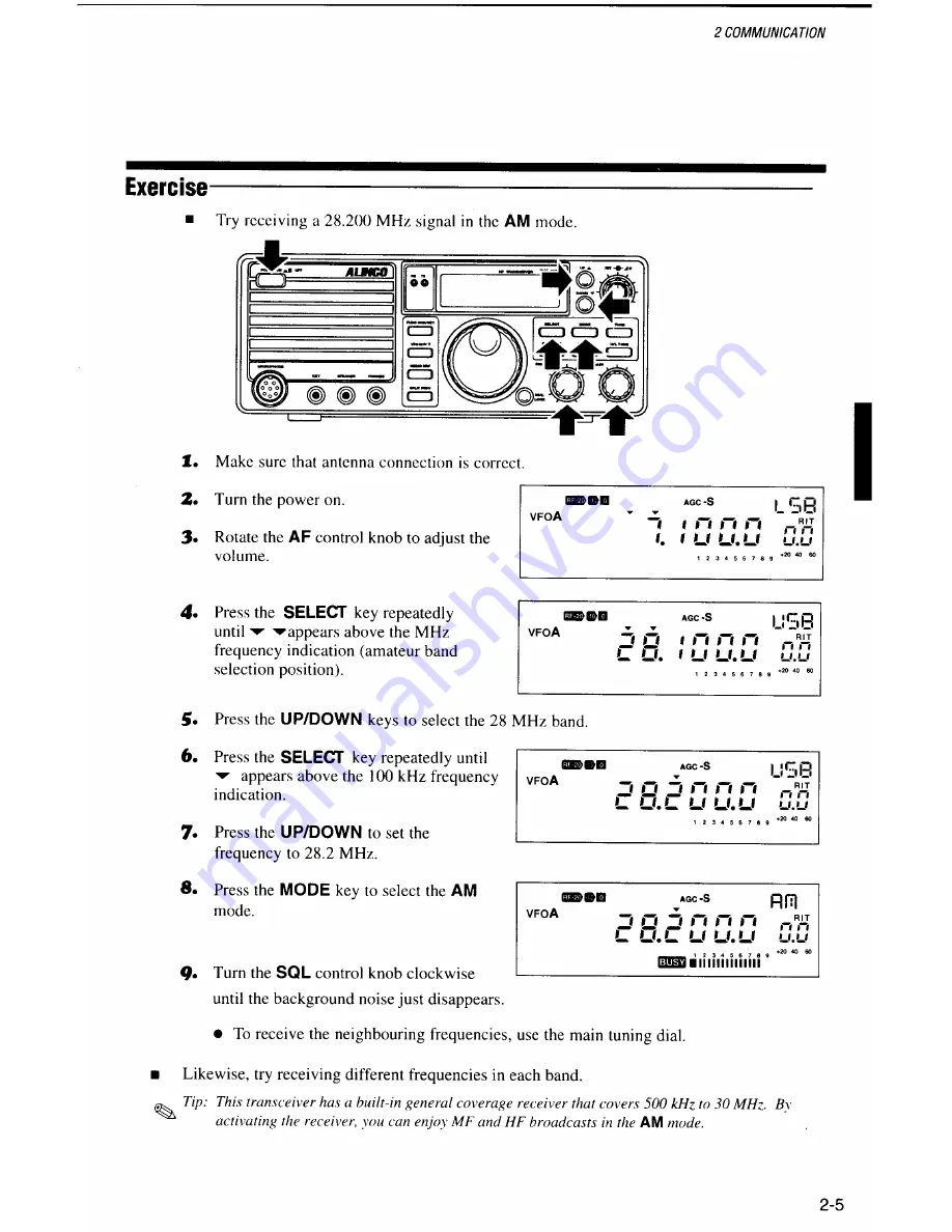 Alinco DX-77 Instruction Manual Download Page 24