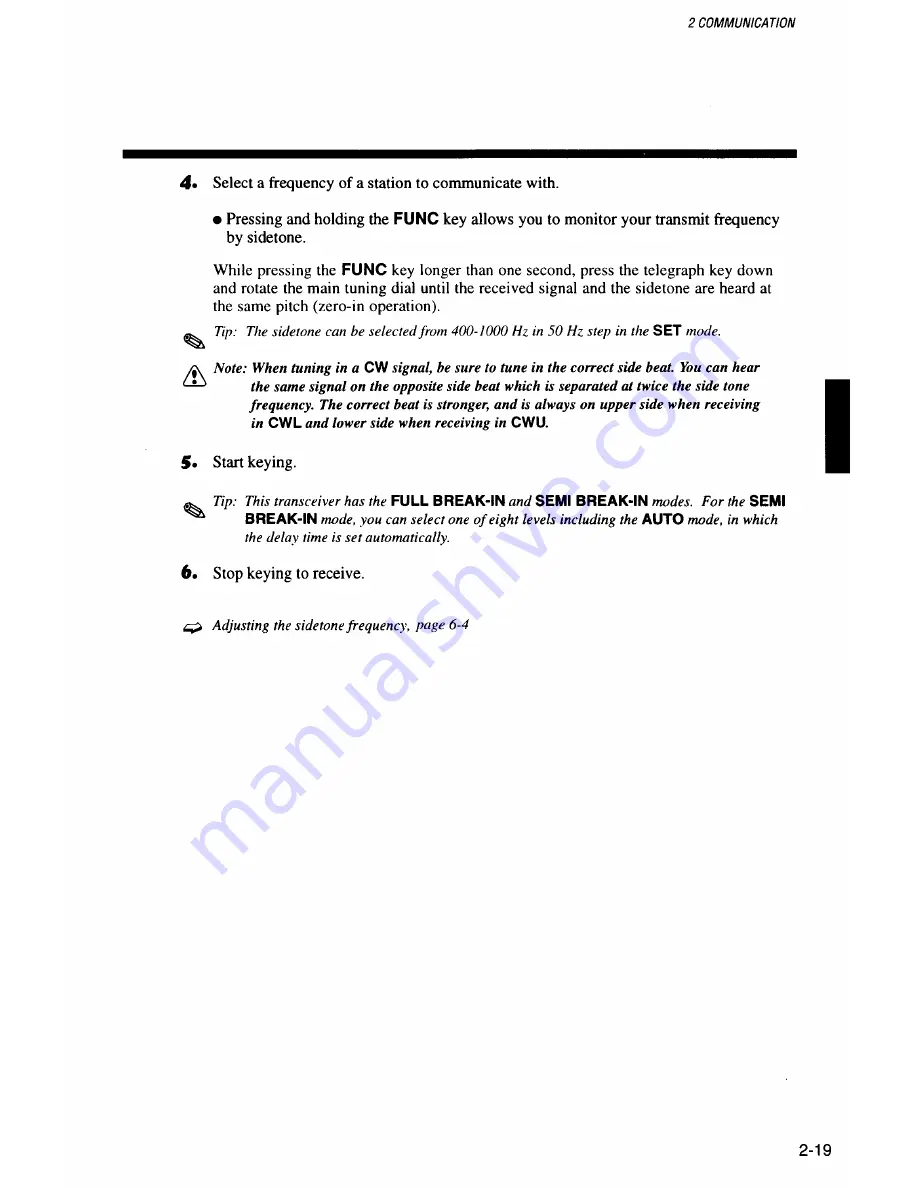 Alinco DX-77 Instruction Manual Download Page 38